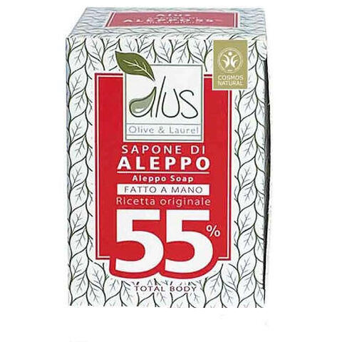 Alcea - Alus olive & laurel sapone di aleppo fatto a mano 55% 200 g