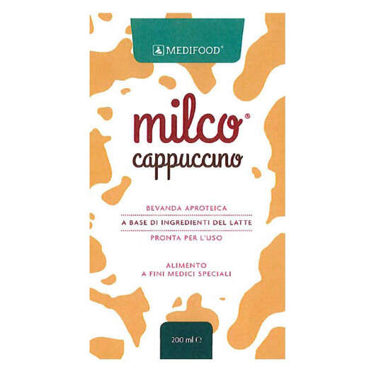 Piam farmaceutici - Medifood milco bevanda aproteica cappuccino 6 x 200 ml