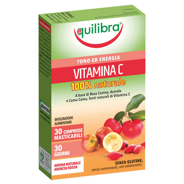 Equilibra - Vitamina c 100% naturale 30 compresse
