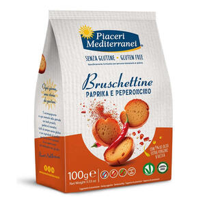 Piaceri meditteranei - Piaceri mediterranei bruschettine paprika e peperoncino 100 g