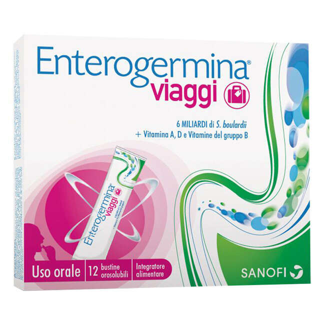 Enterogermina - Viaggi 12 bustine orosolubili confezione standard