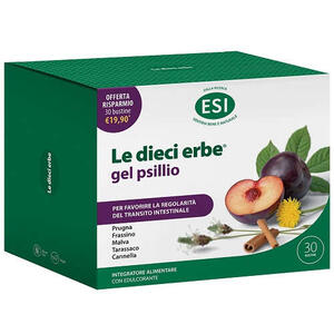 Esi - Le dieci erbe gel psillio 30 bustine