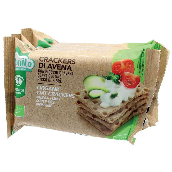 Probios - Bio crackers avena con fiocchi di avena 4 x 35 g