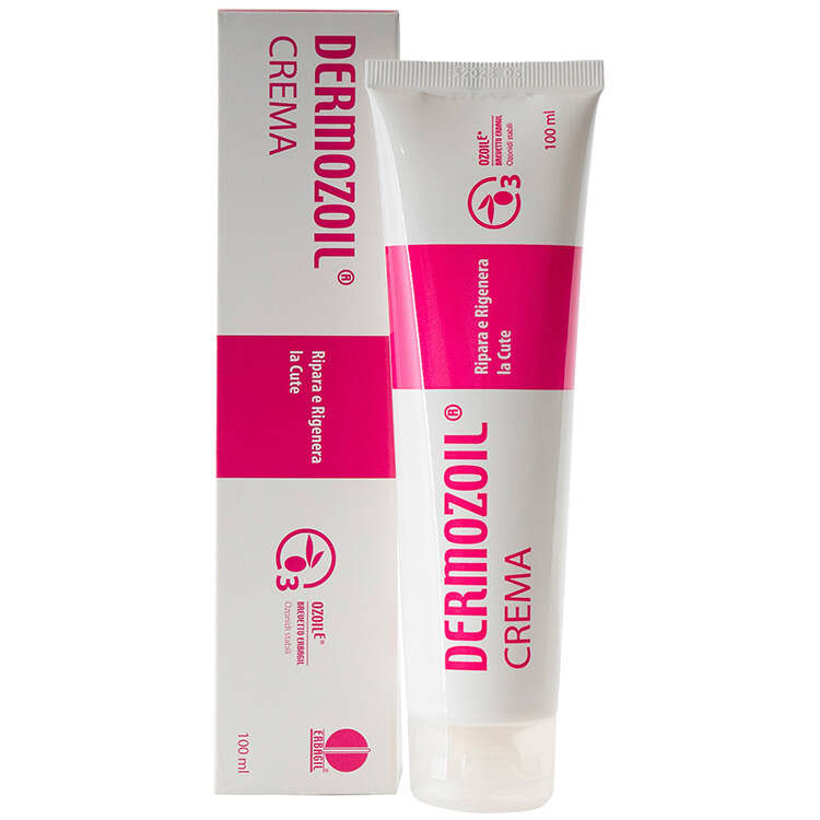 Erbagil - Dermozoil crema ripara e rigenera la cute trattamento dermatiti e dermatosi 100 ml