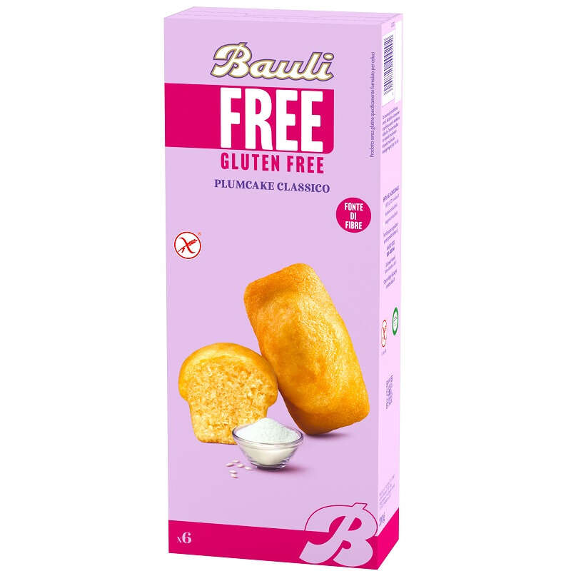 Bauli - Free plumcake classico 6 pezzi da 35 g