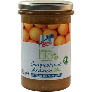 Semplice&bio - Composta di arance con polpa di mela bio 320 g