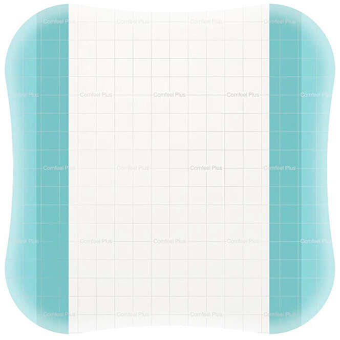 Comfeel - Medicazione speciale attiva trasparente con idrocolloide  plus 20x20 cm 5 pezzi