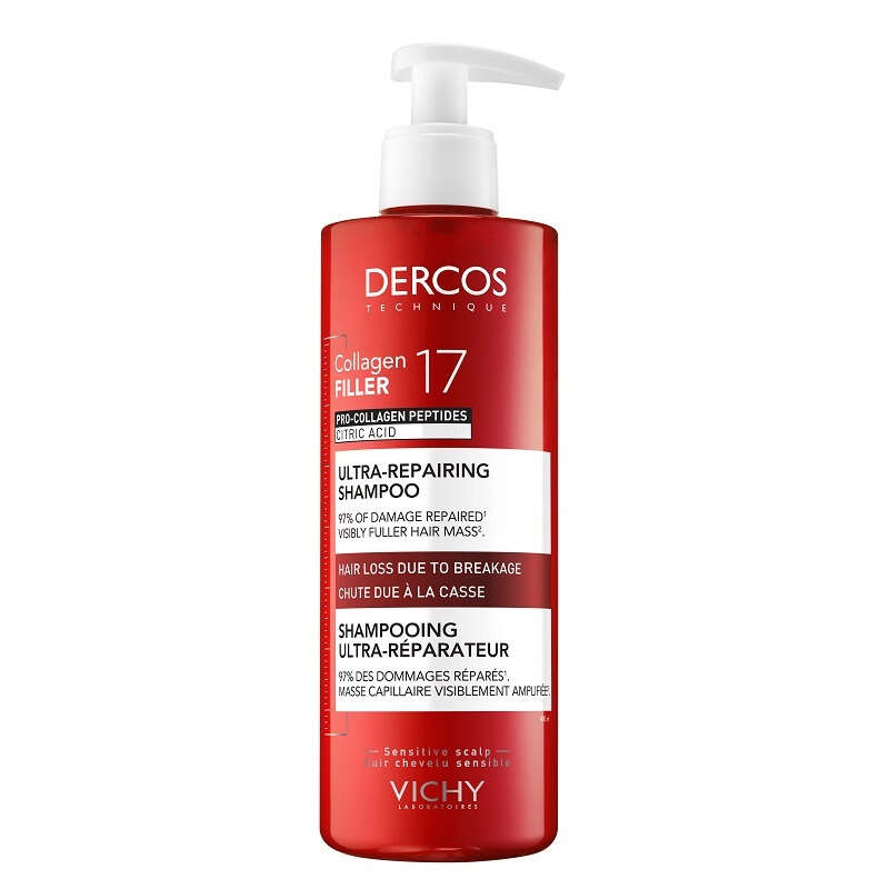 Vichy - Dercos collagen 17 filler shampoo 400 ml