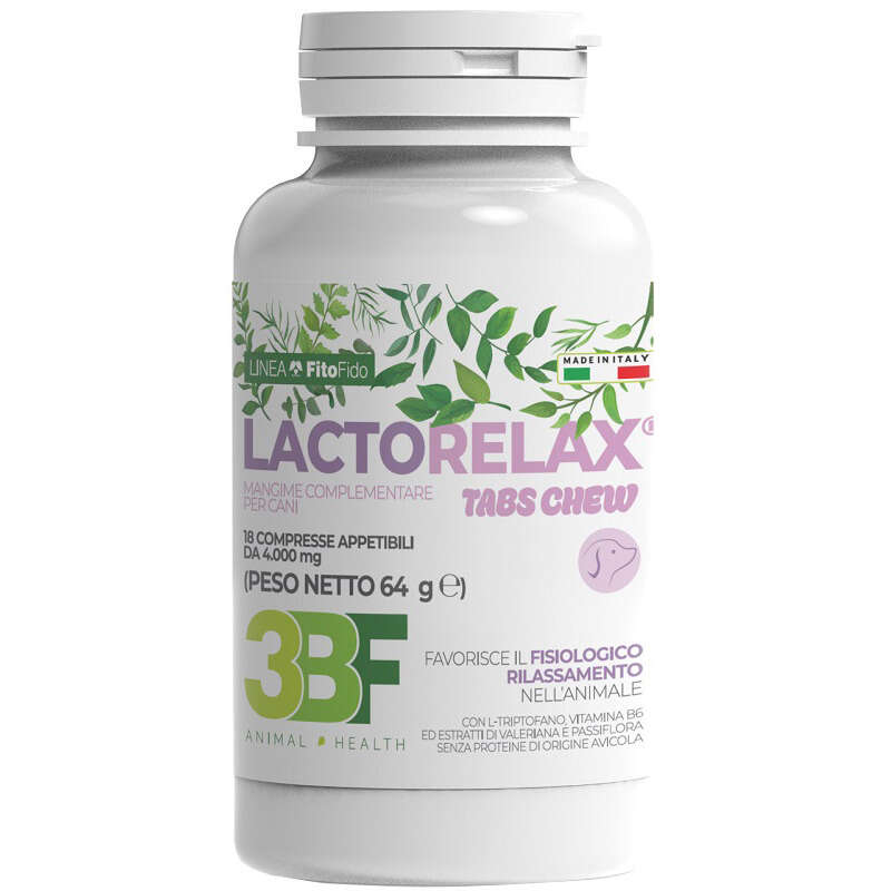 Lactorelax tabs chew - 18 compresse appetibili da 4000 mg