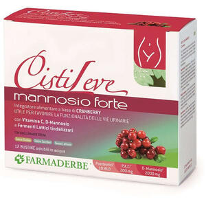 Farmaderbe - Cistileve mannosio forte 12 bustine da 3 g