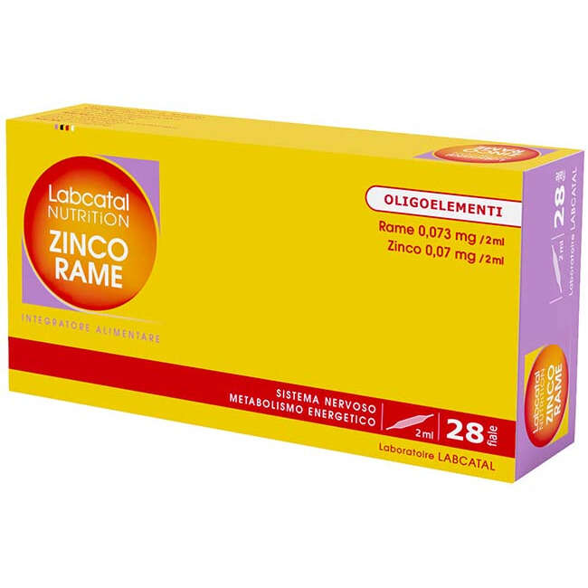 Labcatal - Nutrition zinco rame 28 fiale 2 ml