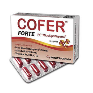 Sanitpharma - Cofer forte 20 capsule da 496 mg