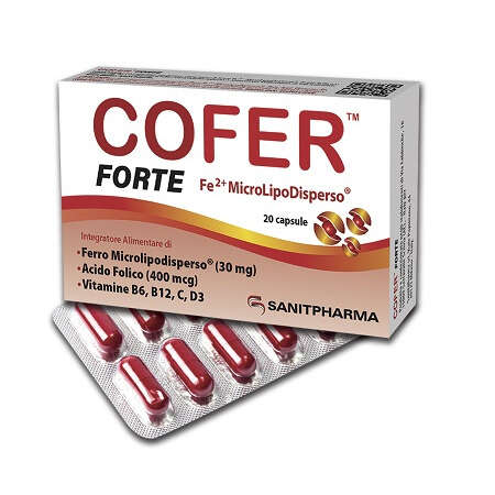 Sanitpharma - Cofer forte 20 capsule da 496 mg