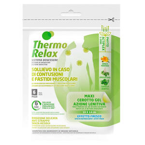 Cerotto gel azione lenitiva - Thermo relax fito dol schiena/spalla cerotti 6 pezzi