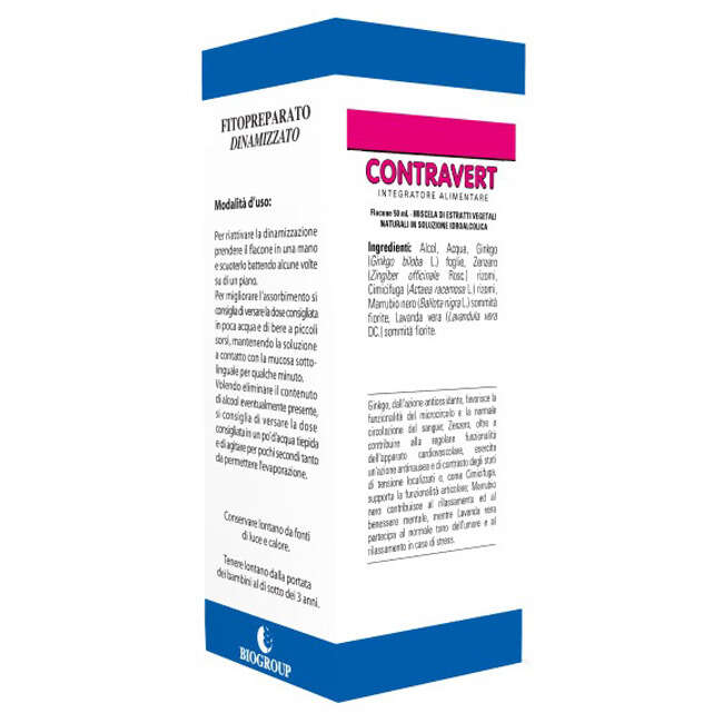 Biogroup - Contravert 50 ml soluzione idroalcolica