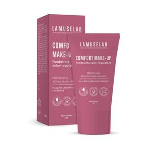 Lamuselab - Comfort make-up fondotinta seboregolatore tono chiaro