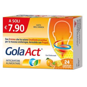 F&f - Gola act miele arancia 24 compresse orosolubili