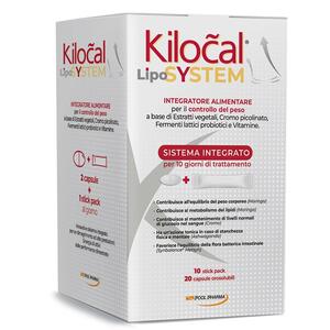 Kilocal - Lypo system 20 compresse + 10 stick orosolubili