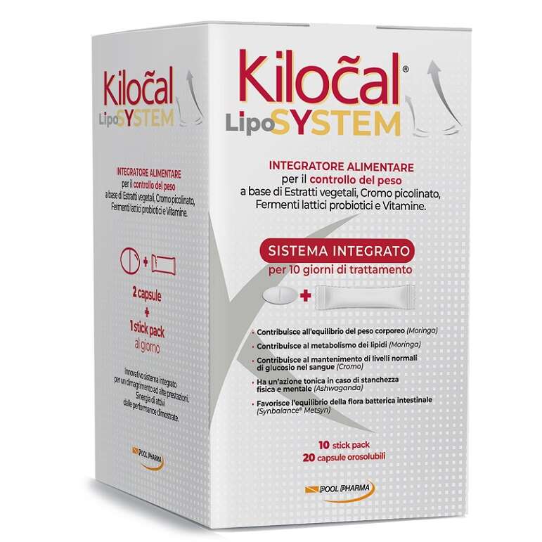 Kilocal - Lypo system 20 compresse + 10 stick orosolubili