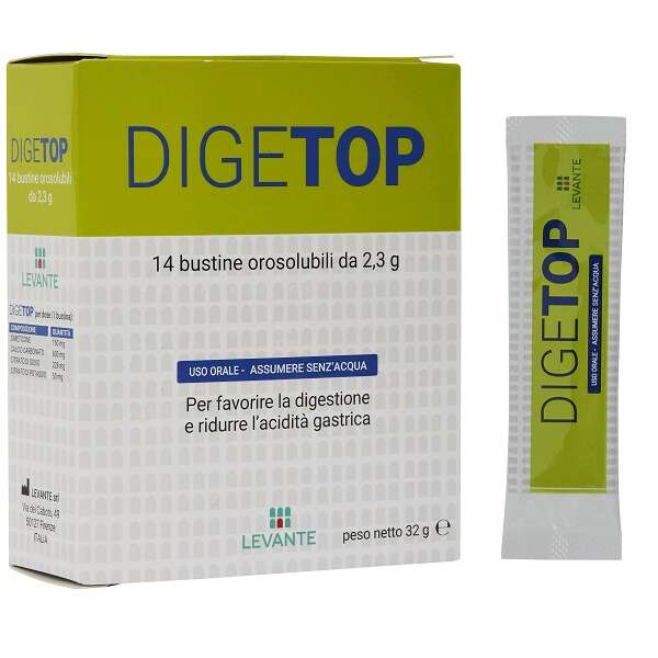 Levante - Digetop 14 bustine orosolubili 2,3 g