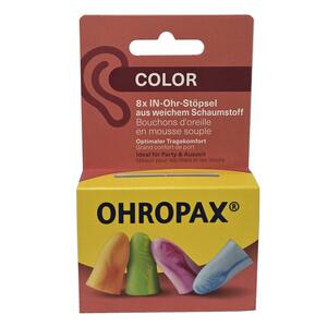 Color - Ohropax tappi auricolare  8 pezzi