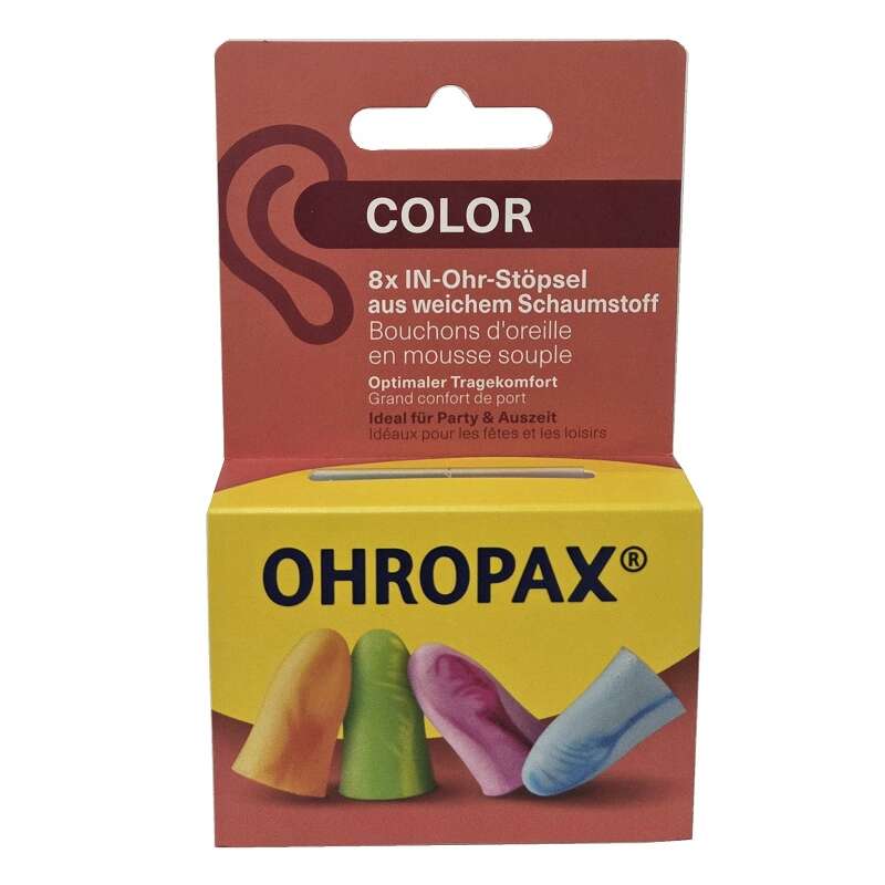 Color - Ohropax tappi auricolare  8 pezzi
