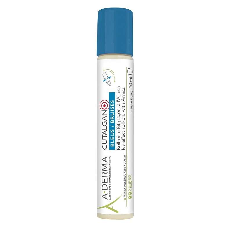 A-derma - Cutalgan roll on ghiaccio con arnica