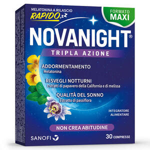 Novanight - 30 compresse rilascio radido new