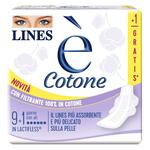 Fater - LINES E' COTONE ALI ASSORBENTE ESTERNO 9 + 1 PEZZI