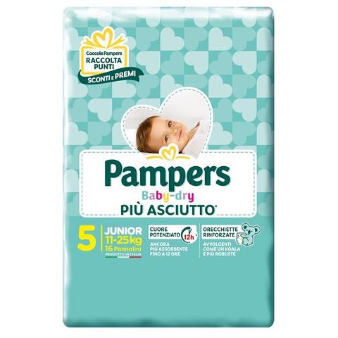 Pampers - BABY DRY PANNOLINO XL 13 PEZZI