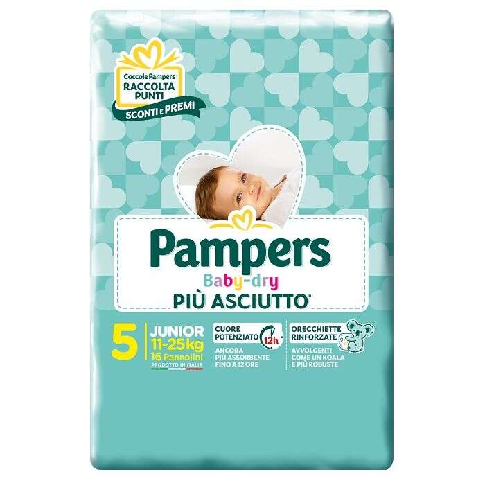 Pampers - BABY DRY PANNOLINO XL 13 PEZZI