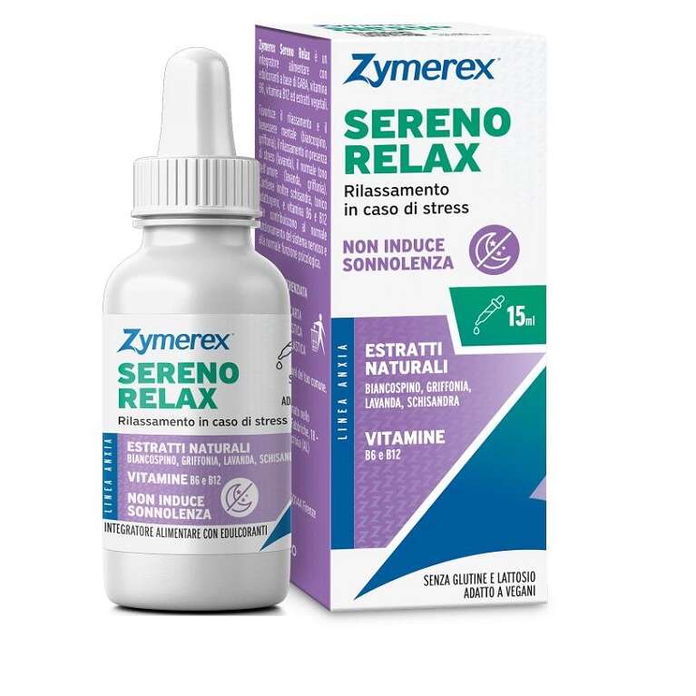 Zymerex Sereno relax gocce 15 ml senza glutine senza lattosio
