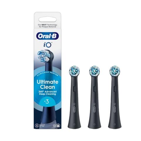Procter & Gamble - ORALB POWER REFILL IO ULTRA CLEAN BLACK 3 PEZZI