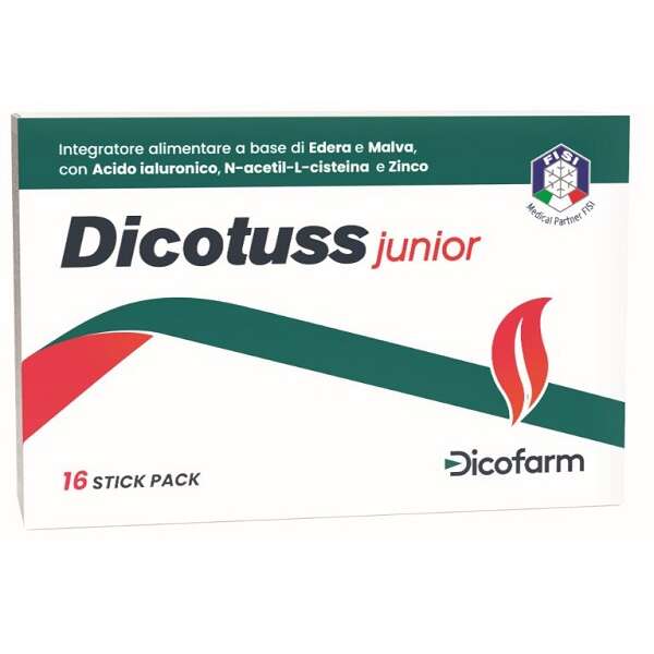 Dicofarm - Dicotuss junior 16 stick pack da 5 ml