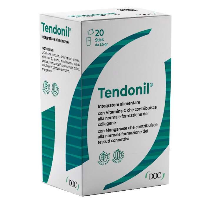 Tendonil - 20 stick da 3,5 g con edulcoranti senza glutine senza lattosio