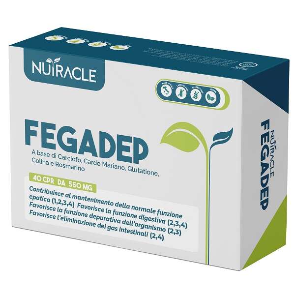 Nutracle - Fegadep 40 compresse da 550 mg
