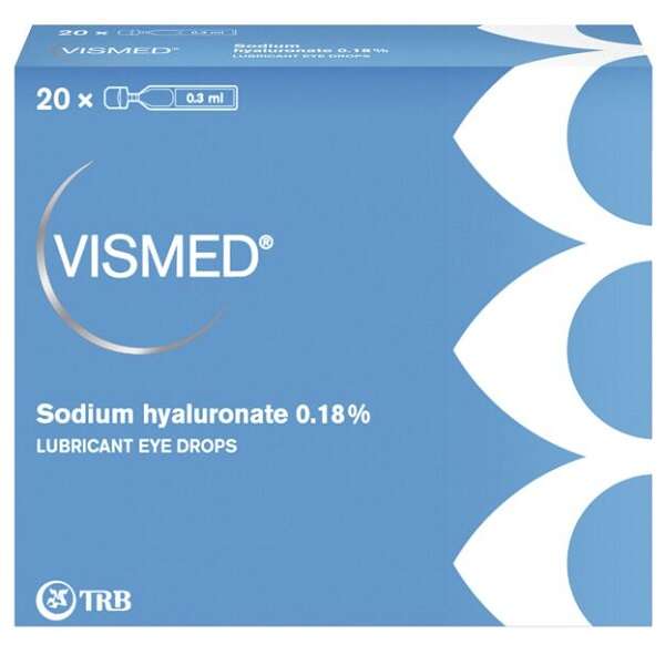 Vismed - Collirio lubrificante  con acido ialuronico 0,18% 20 fialette da 0,3 ml