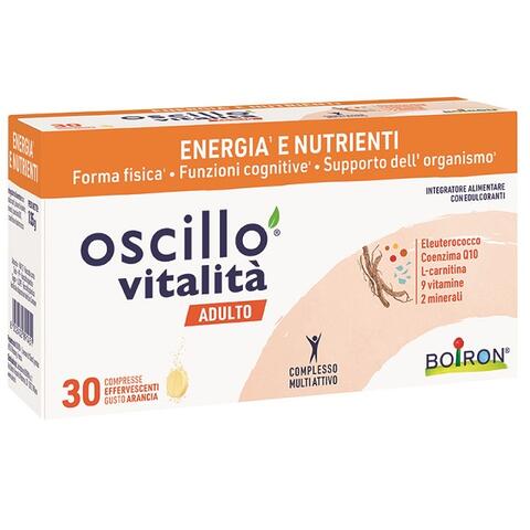 Boiron - Oscillo vitalita' adulto 30 compresse effervescenti