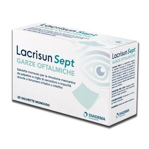 Lacrisun sept - Garze oftalmiche 20 salviette monouso