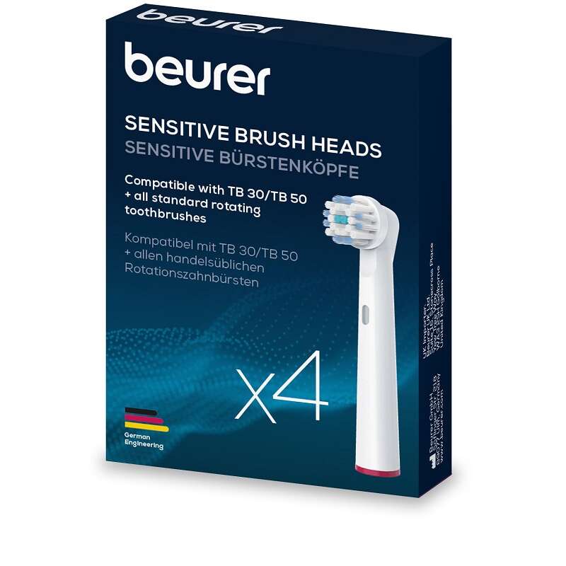 Tbsensitivetestine - Tb sensitive testine spazzolini elettrici 4 pezzi