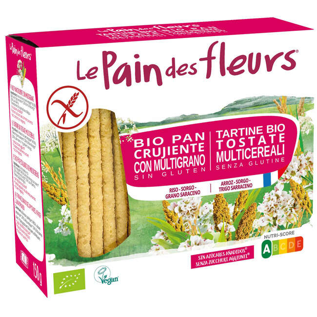 Pain des fleurs - Le  tartine tostate multicereali biologiche 150 g