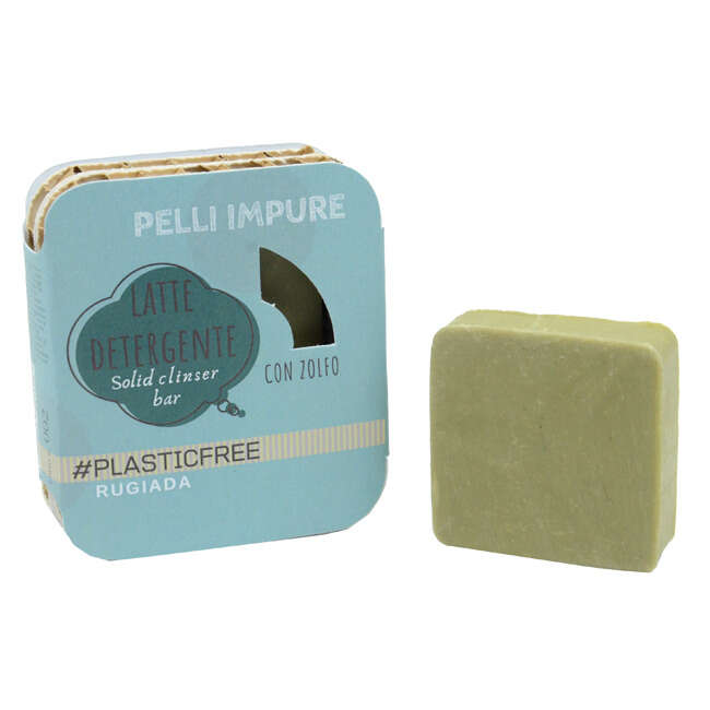 Rugiada - Latte detergente solido pelli impure  50 g