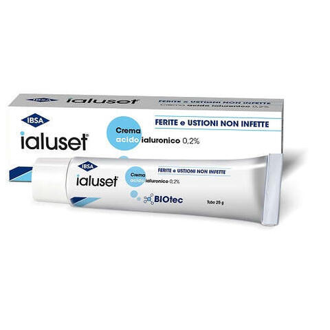 Ialuset - Crema ferite e ustioni non infette 25 g