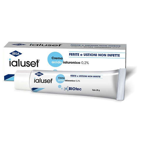Ialuset - Crema ferite e ustioni non infette 25 g