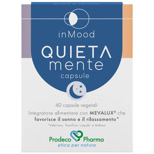 Quieta mente - Inmood quietamente 40 capsule