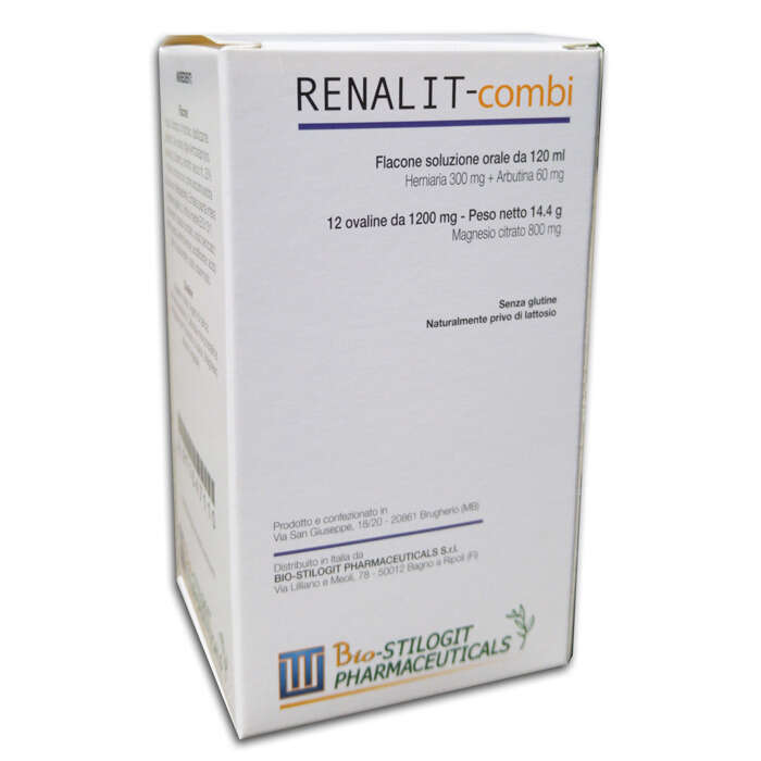 Bio stilogit pharmaceutic - Renalit-combi 12 ovaline + sciroppo 120 ml