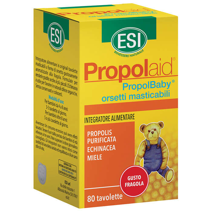 Propolaid - Esi  orsetti junior 80 tavolette