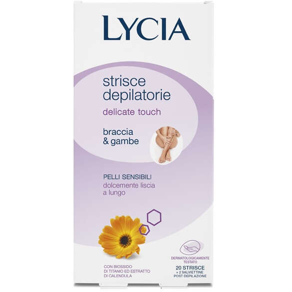 Lycia - 20 strisce braccia/gambe pelli delicate 12 pezzi