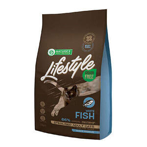 Nature's protection - Cat lifestyle dry grain free white fish sterilised adult 1,5 kg