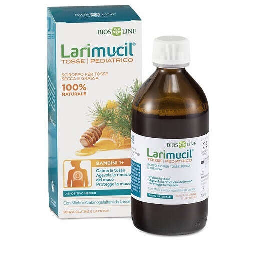 Larimucil - Tosse pediatrico 1+ sciroppo 175 ml ce 0426 230 g